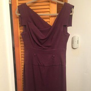 Beautiful black halo fitted dress with belt loops